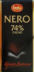 Inda gusto intense nero 74 cacao